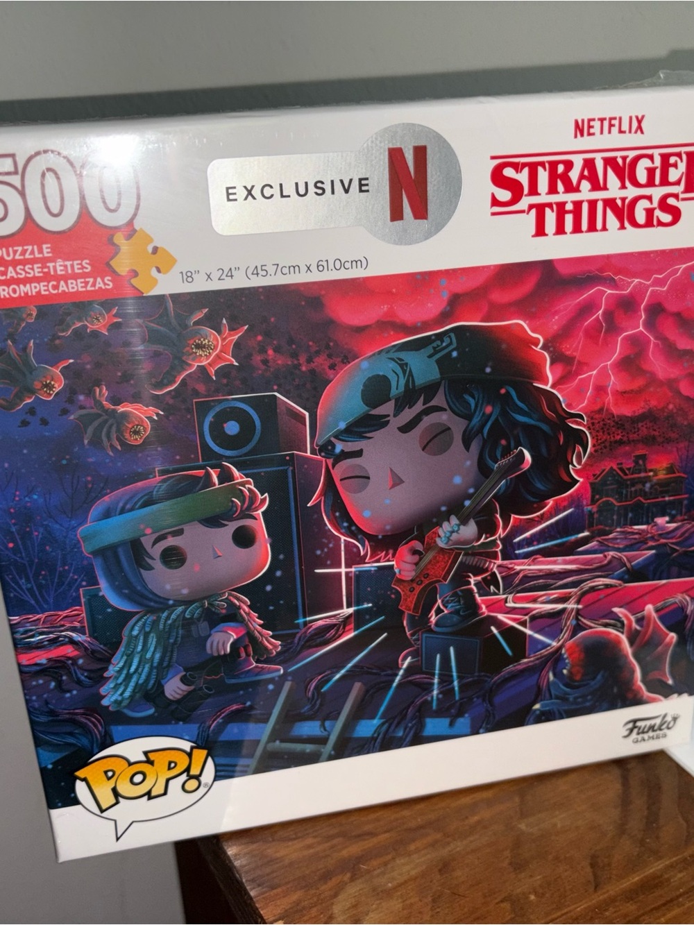 Stranger Things Netflix Funko PoP 500 piece puzzle
